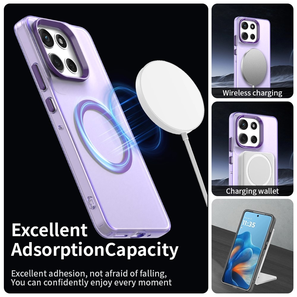 Candy MagSafe gél tok a Motorola Moto G86 5G-hez – lila