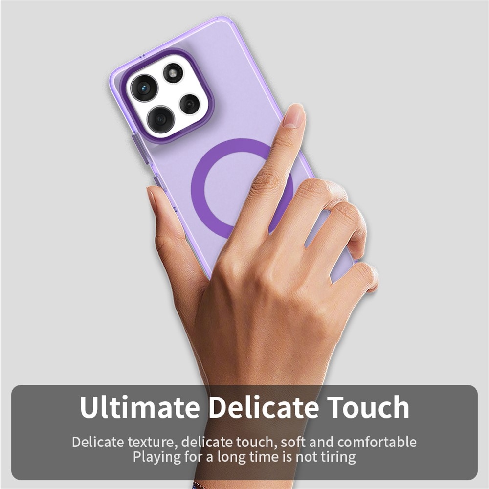 Candy MagSafe gél tok a Motorola Moto G86 5G-hez – lila