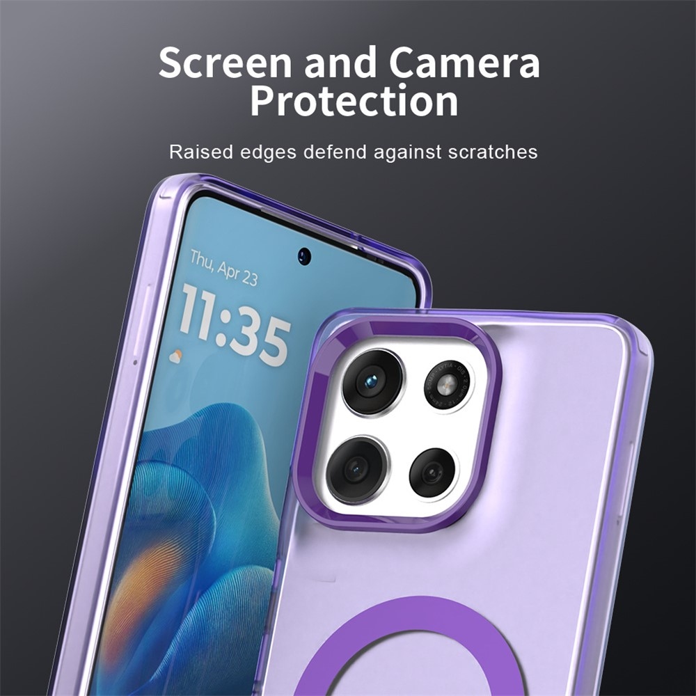 Candy MagSafe gél tok a Motorola Moto G86 5G-hez – lila