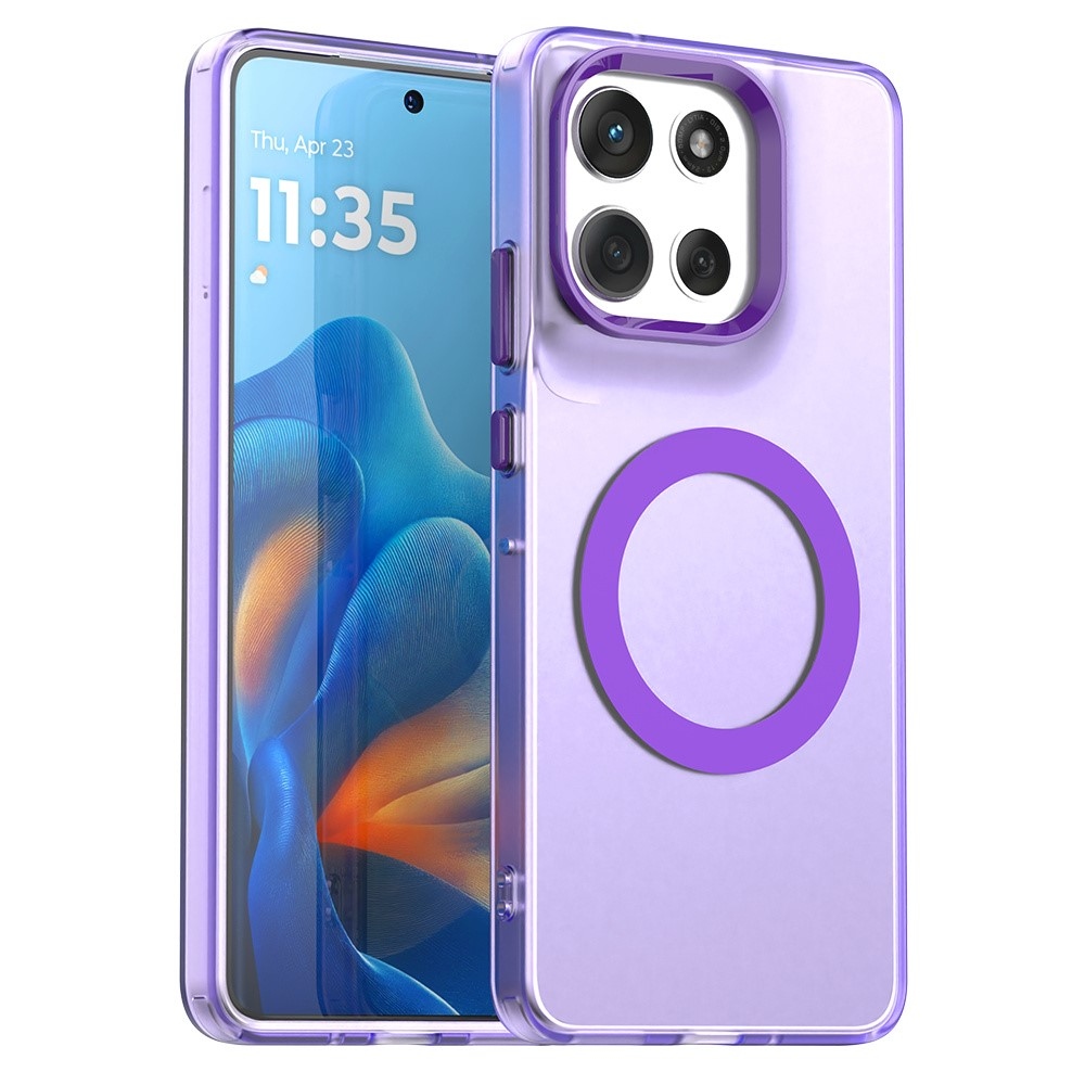 Candy MagSafe gél tok a Motorola Moto G86 5G-hez – lila