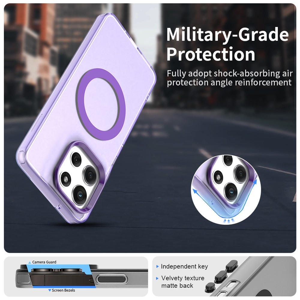 Candy MagSafe gél tok a Motorola Moto G86 5G-hez – lila