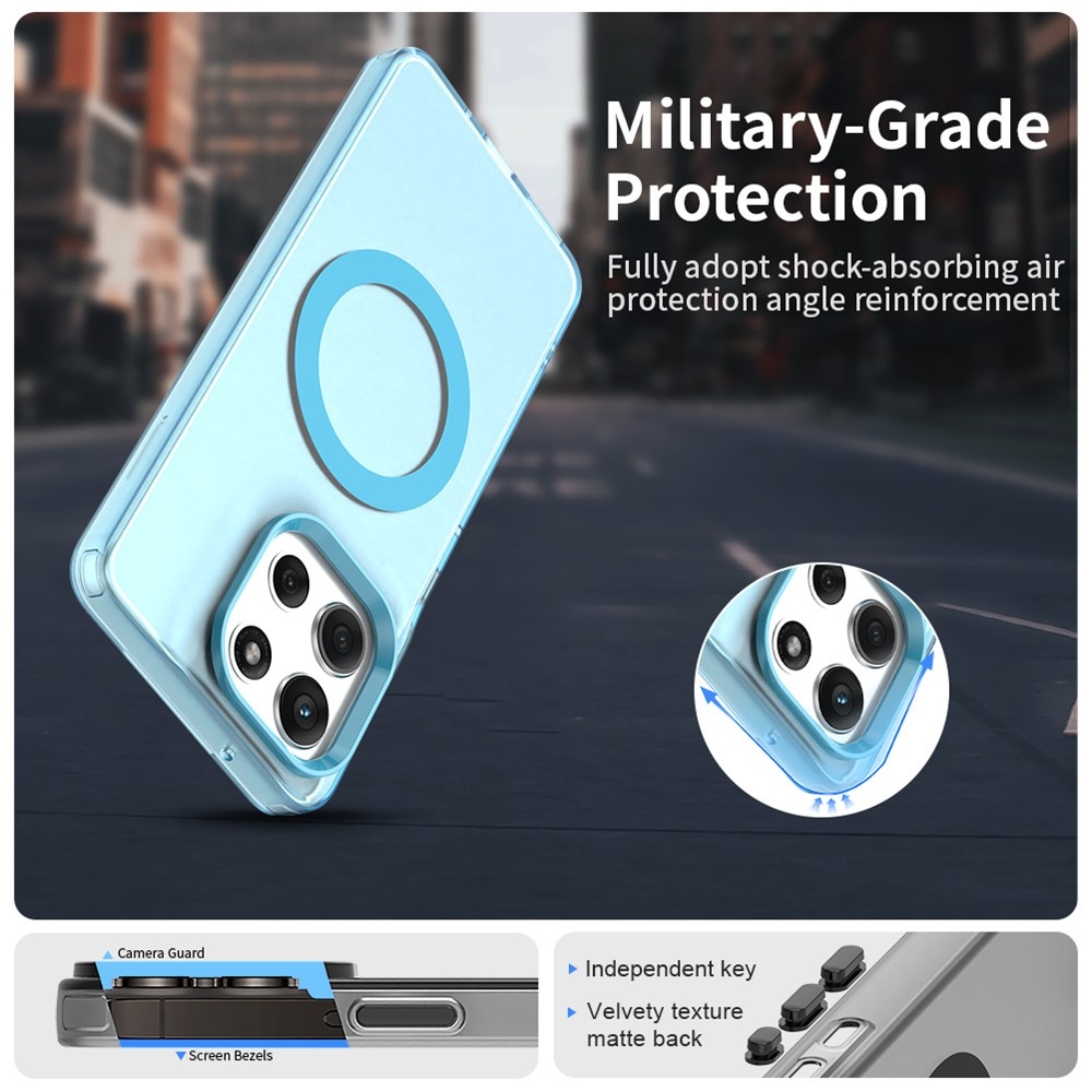 Candy MagSafe gél tok a Motorola Moto G86 5G-hez – kék