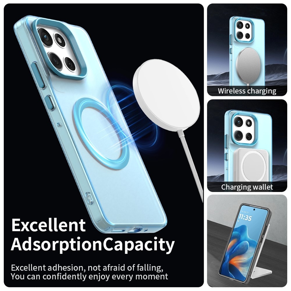 Candy MagSafe gél tok a Motorola Moto G86 5G-hez – kék
