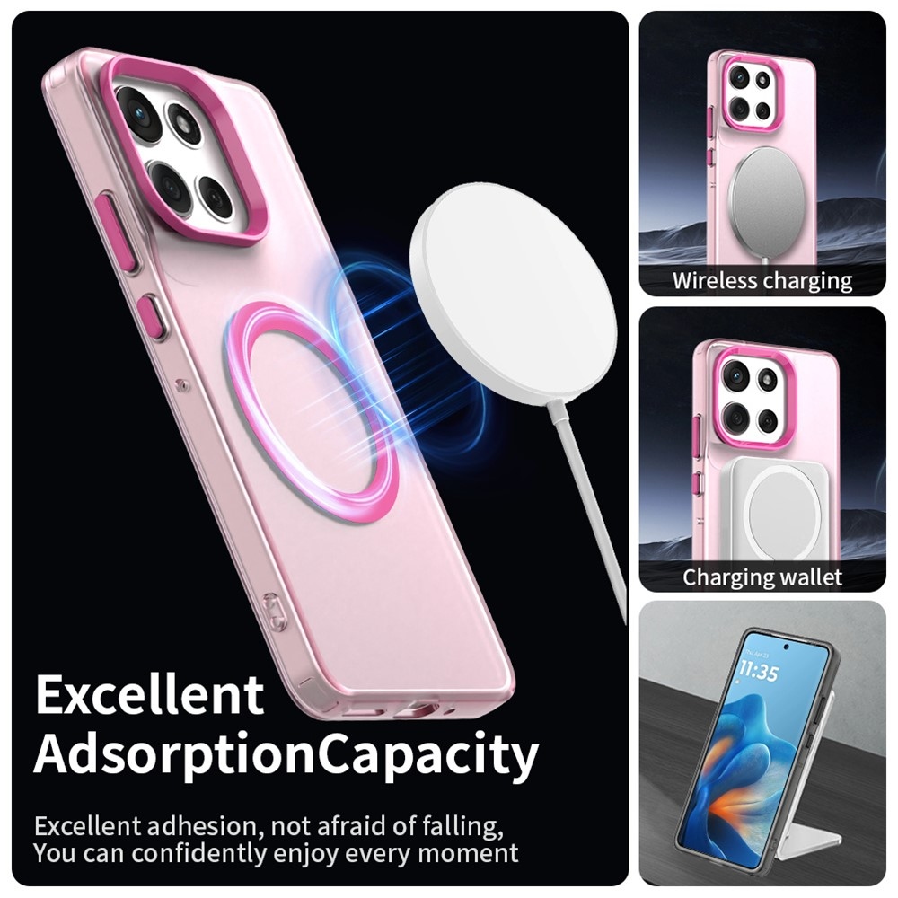 Candy MagSafe gél tok a Motorola Moto G86 5G-hez – rózsaszín