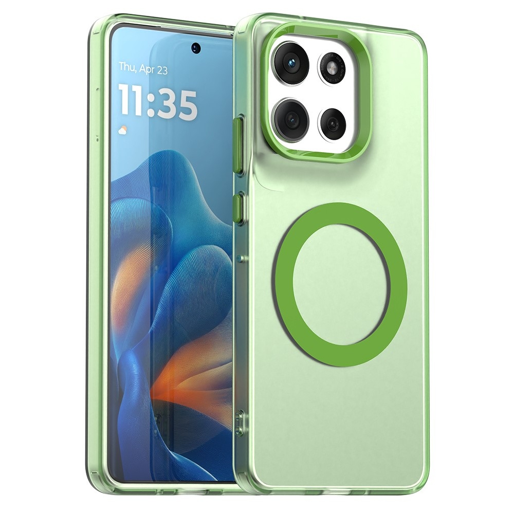 Candy MagSafe gél tok a Motorola Moto G86 5G-hez – zöld