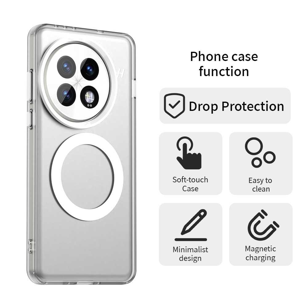 Candy MagSafe zselés tok OnePlus 13-hoz - fehér