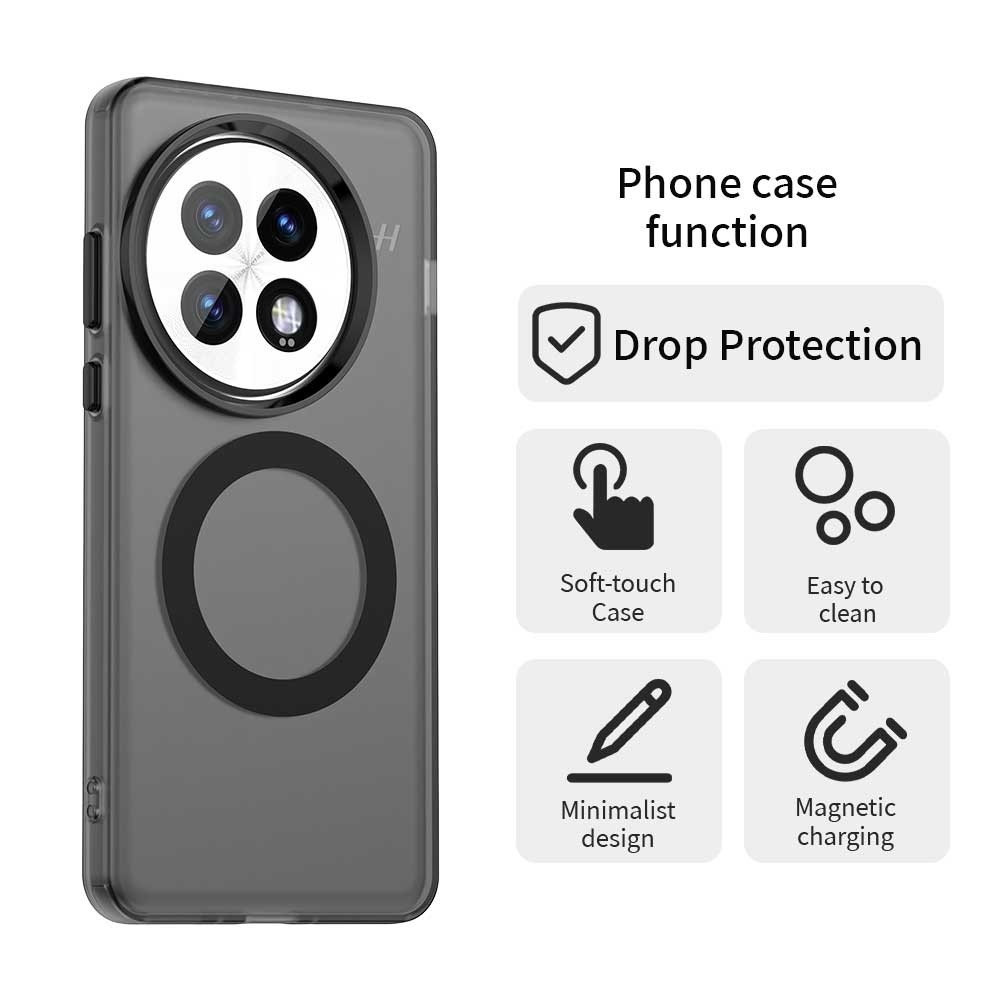 Candy MagSafe zselés tok OnePlus 13-hoz - fekete