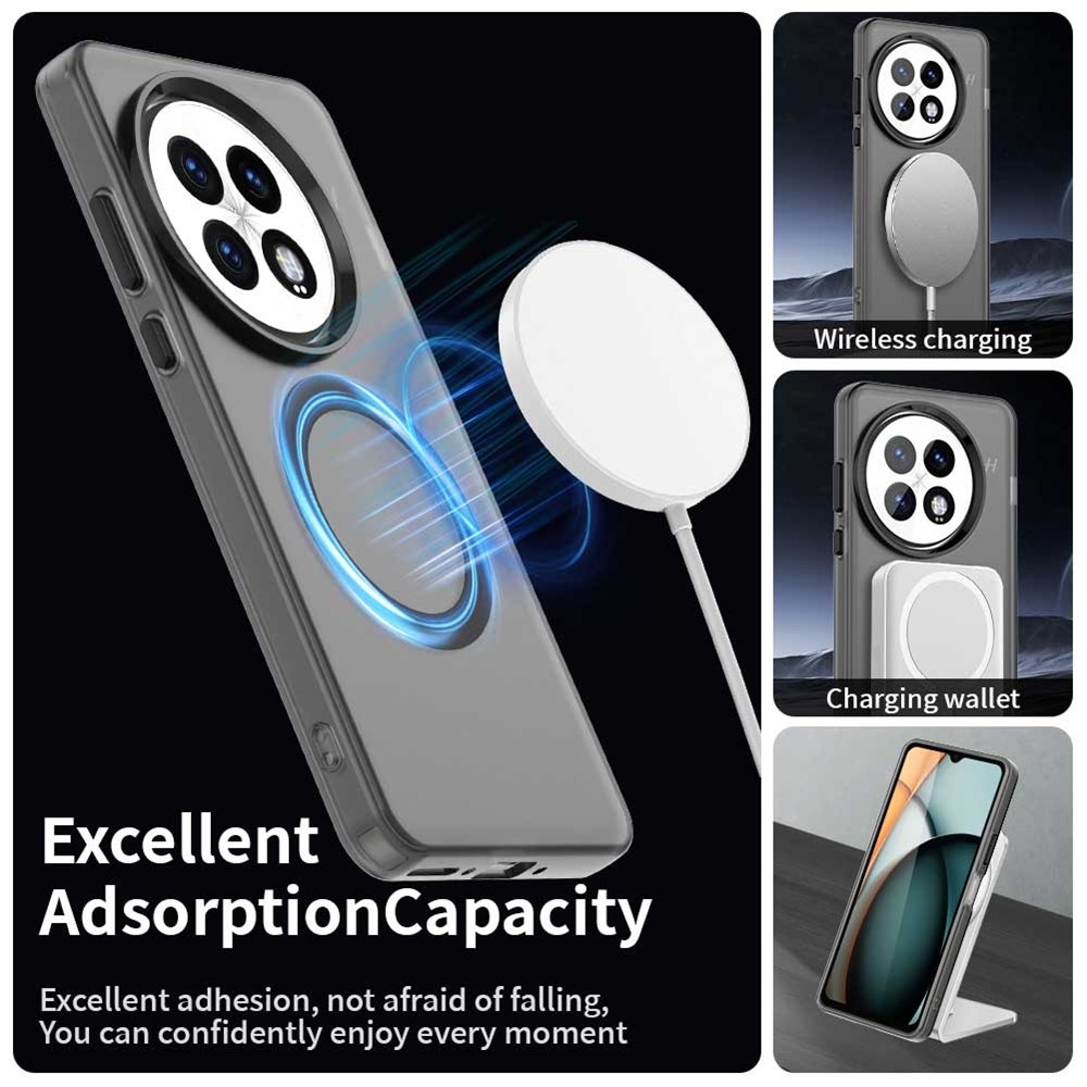 Candy MagSafe zselés tok OnePlus 13-hoz - fekete