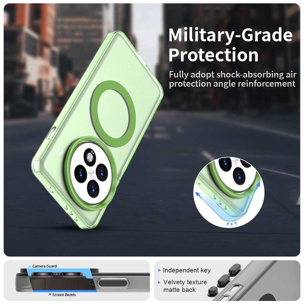 Candy MagSafe zselés tok OnePlus 13-hoz - zöld