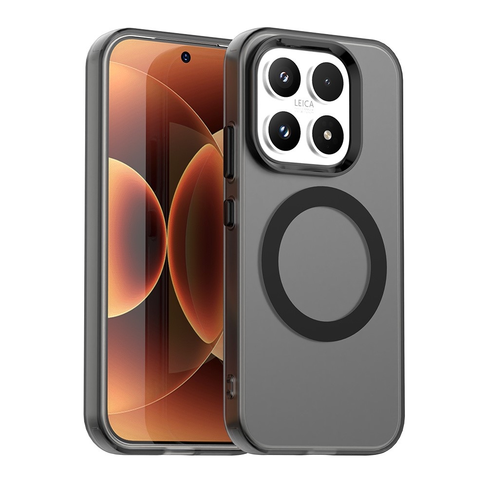 Candy zselés tok MagSafe-vel a Xiaomi 17-hez - fekete