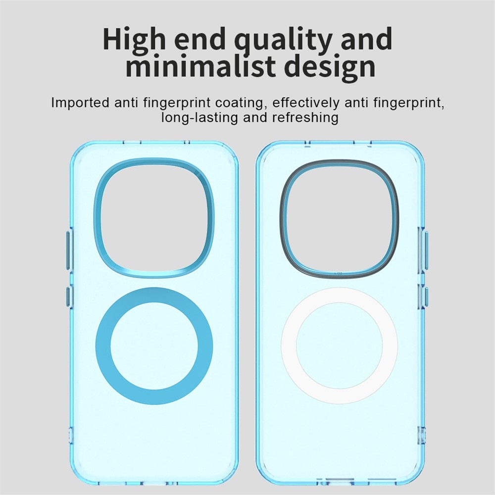 Candy zselés tok MagSafe-val a Xiaomi Redmi Note 15 Pro+ 5G/Xiaomi Poco M8 Pro 5G számára - kék