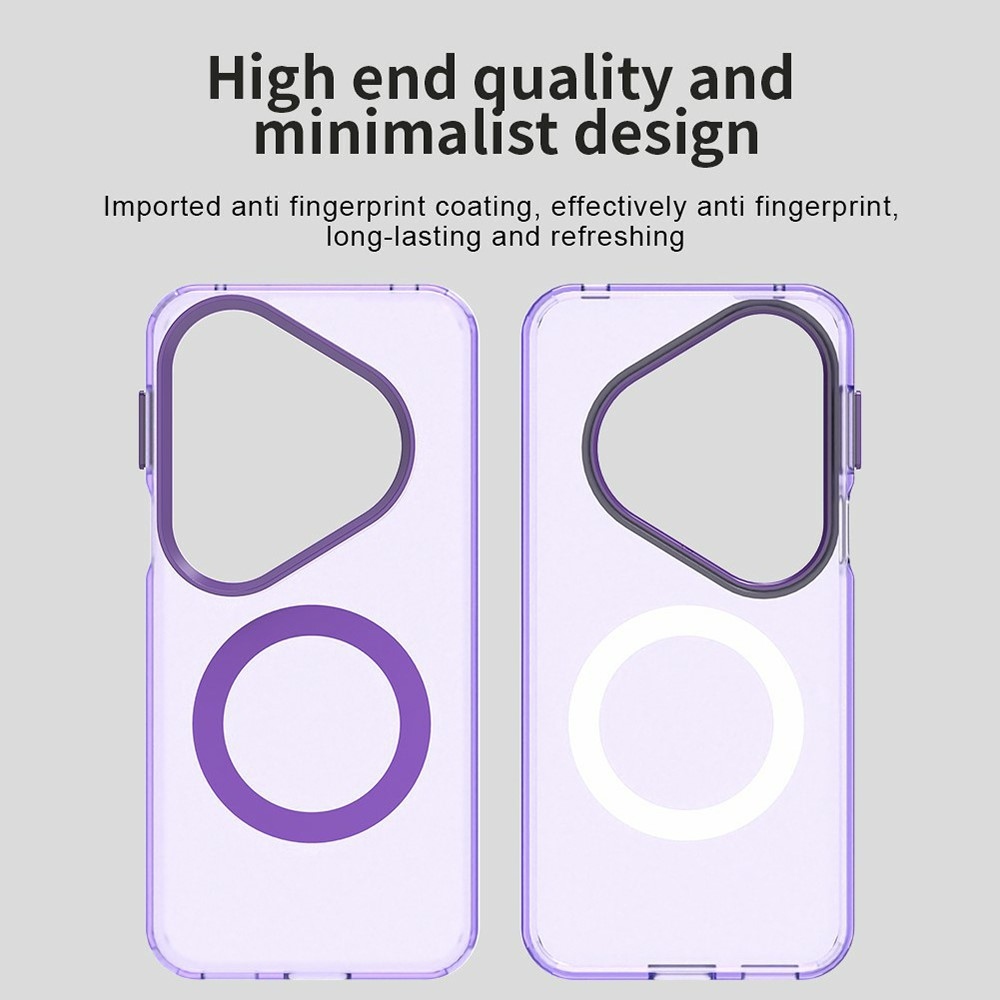 Candy gél tok MagSafe-fel Huawei Pura 80 Pro-hoz - lila