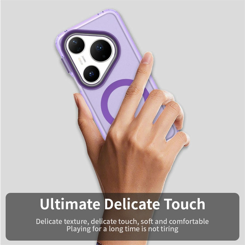 Candy gél tok MagSafe-fel Huawei Pura 80 Pro-hoz - lila