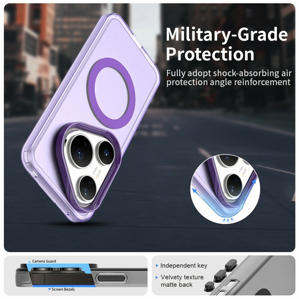 Candy gél tok MagSafe-fel Huawei Pura 80 Pro-hoz - lila