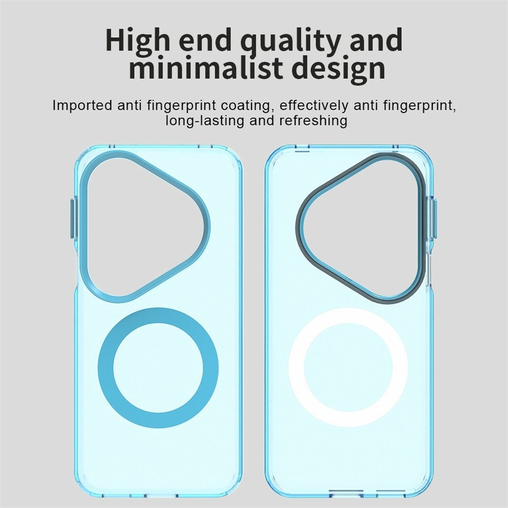 Candy gél tok MagSafe-fel Huawei Pura 80 Pro-hoz - kék