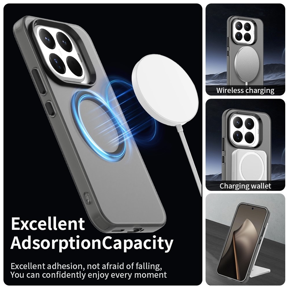 Candy zselés tok MagSafe-val a Xiaomi 15T Pro-n - fekete