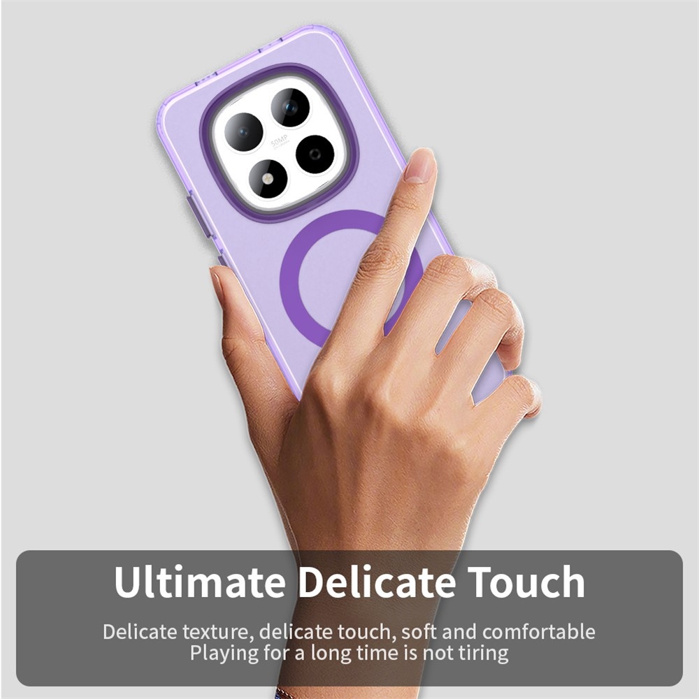 Candy zselés tok MagSafe-val Xiaomi Redmi Note 15 Pro 5G - lila