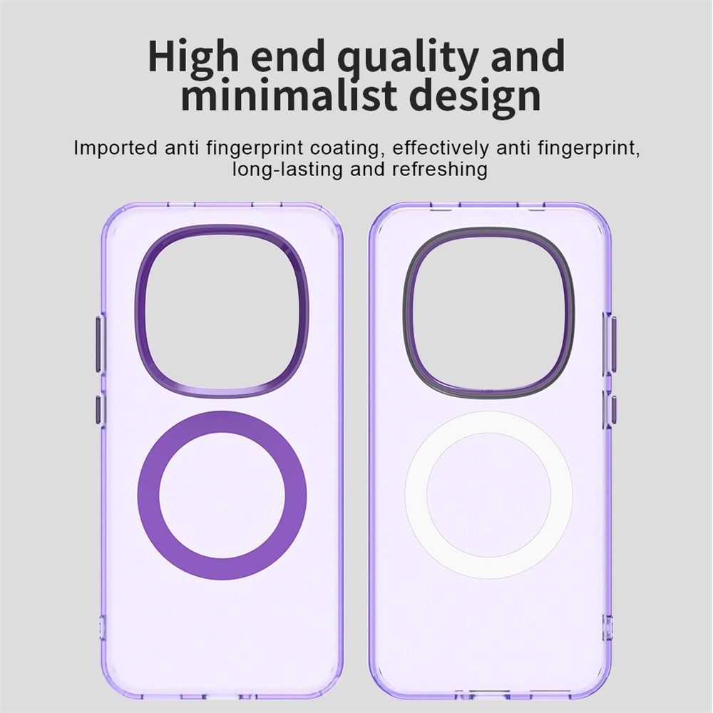 Candy zselés tok MagSafe-val Xiaomi Redmi Note 15 Pro 5G - lila