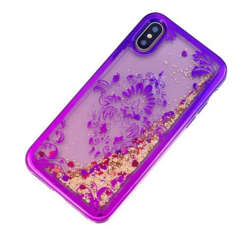 Candy homokóra zselés tok iPhone X készülékhez - csipke