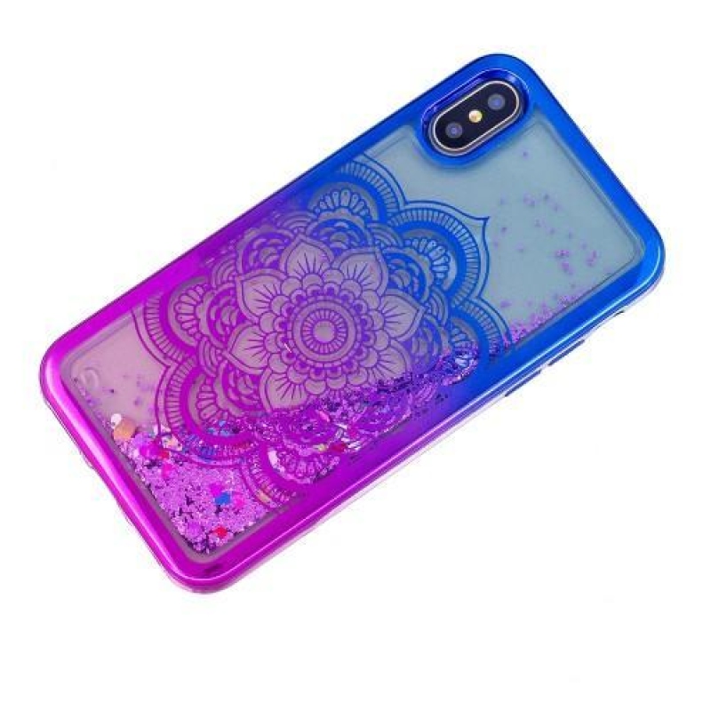 Candy homokóra zselés tok iPhone X készülékhez - mandala