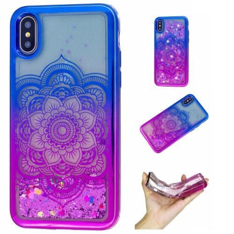 Candy homokóra zselés tok iPhone X készülékhez - mandala