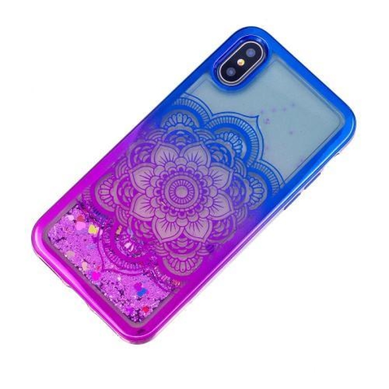 Candy homokóra zselés tok iPhone X készülékhez - mandala