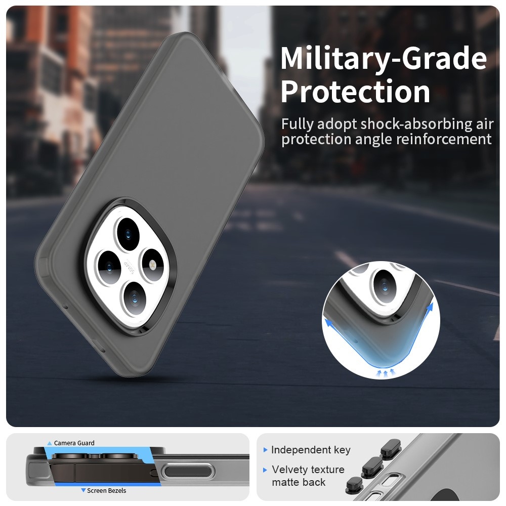 Candys matt zselés tok Xiaomi Redmi Note 15 Pro 5G - fekete