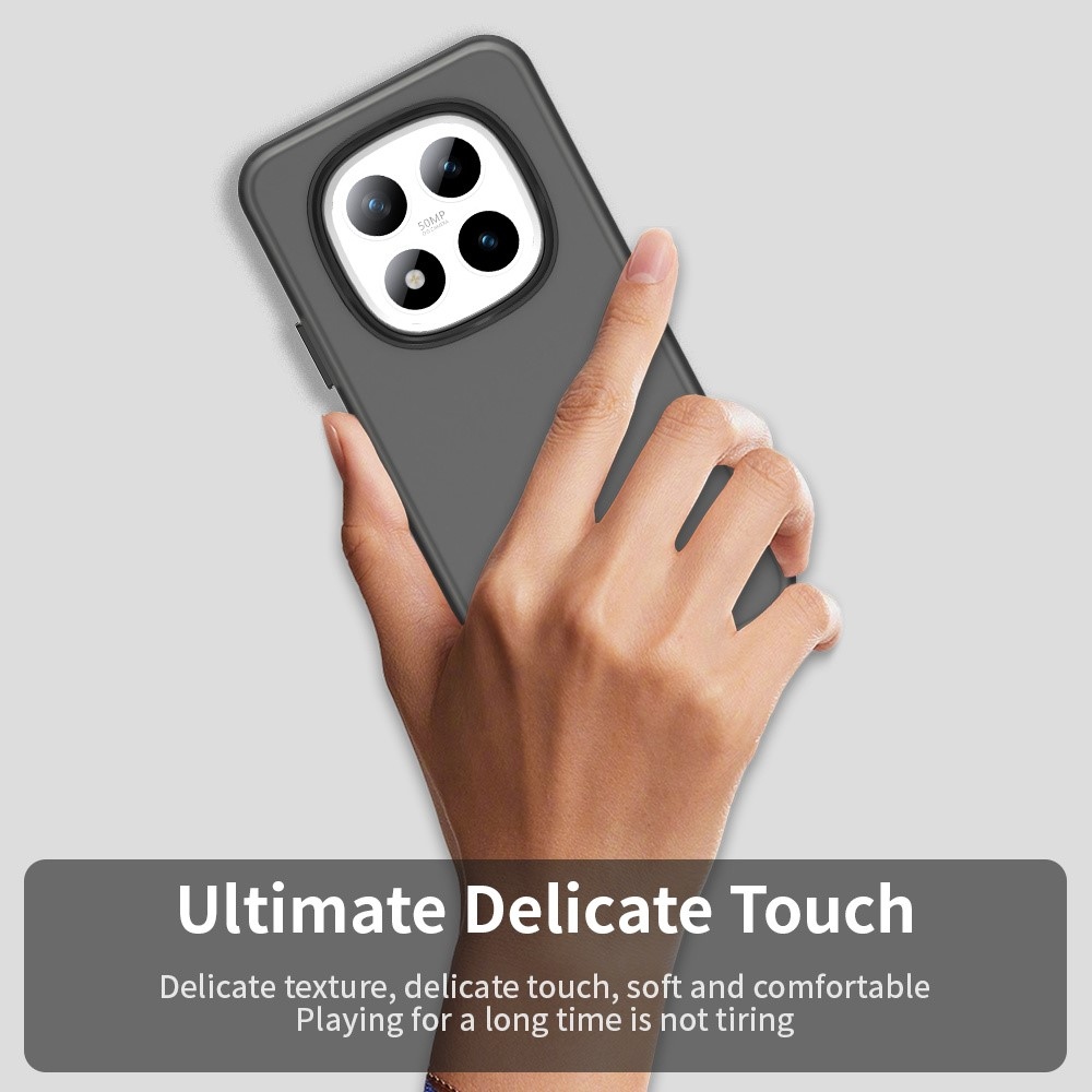 Candys matt zselés tok Xiaomi Redmi Note 15 Pro 5G - fekete