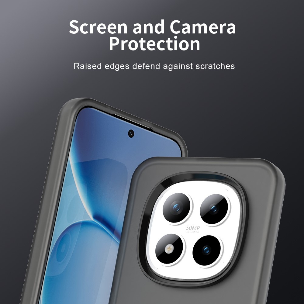 Candys matt zselés tok Xiaomi Redmi Note 15 Pro 5G - fekete