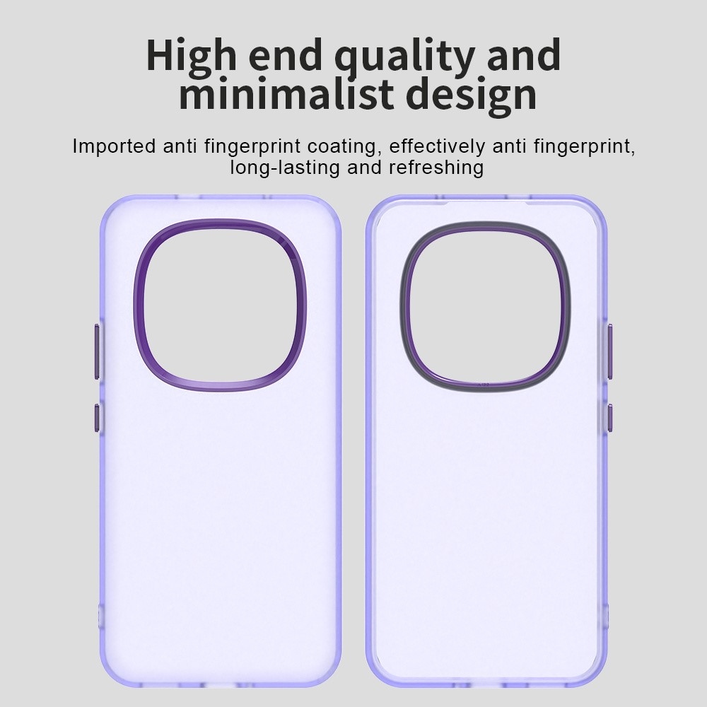 Candys matt zselés tok Xiaomi Redmi Note 15 Pro 5G - lila