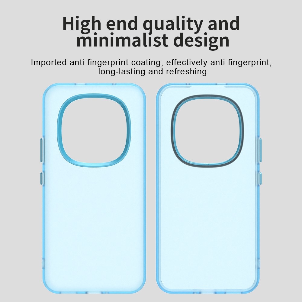 Candys matt zselés tok Xiaomi Redmi Note 15 Pro 5G - kék