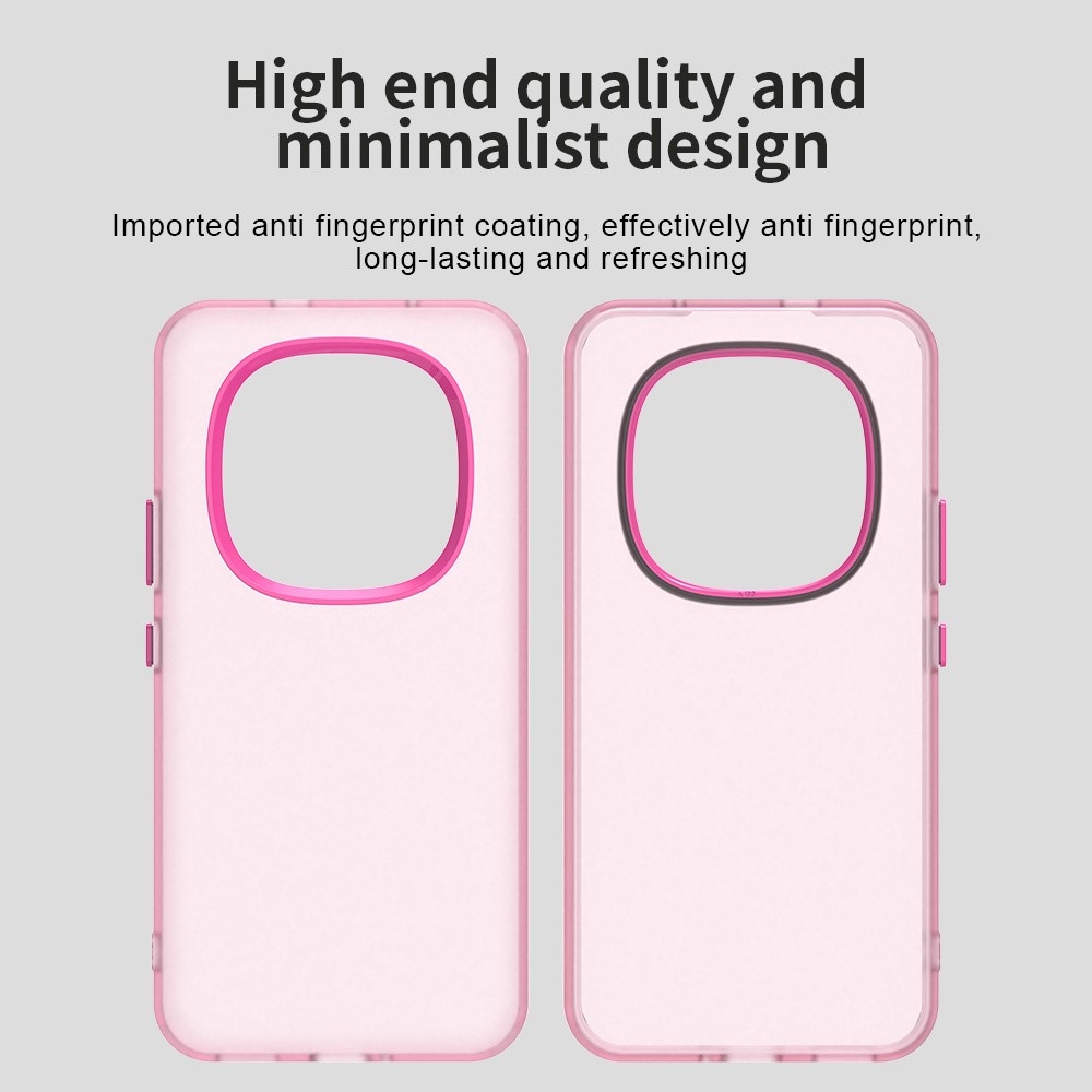 Candys matt zselés tok Xiaomi Redmi Note 15 Pro 5G - rózsaszínű