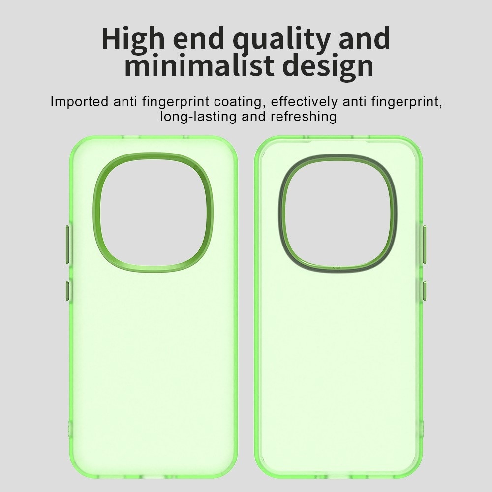 Candys matt zselés tok Xiaomi Redmi Note 15 Pro 5G - zöld