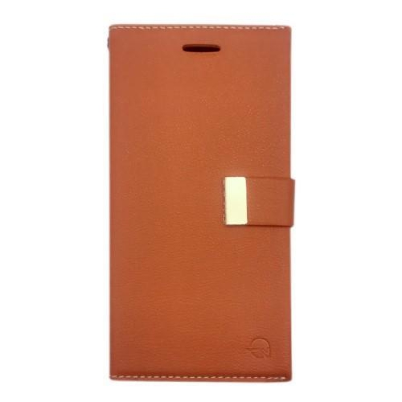 Cano PU bőr tok iPhone X készülékhez - barna