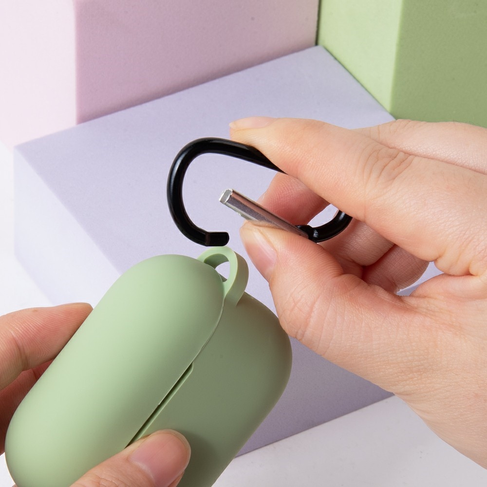 Carabi szilikon tok Apple AirPods Pro 3 készülékhez - matcha zöld