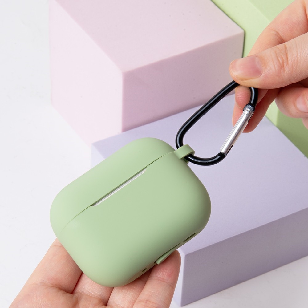 Carabi szilikon tok Apple AirPods Pro 3 készülékhez - matcha zöld