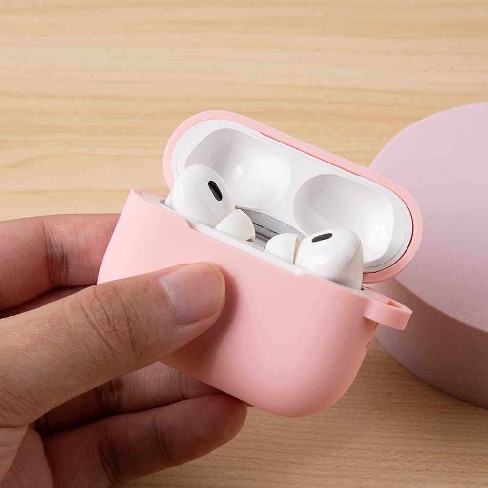 Carabi szilikon tok az Apple AirPods Pro 3 készülékhez - világos rózsaszínű