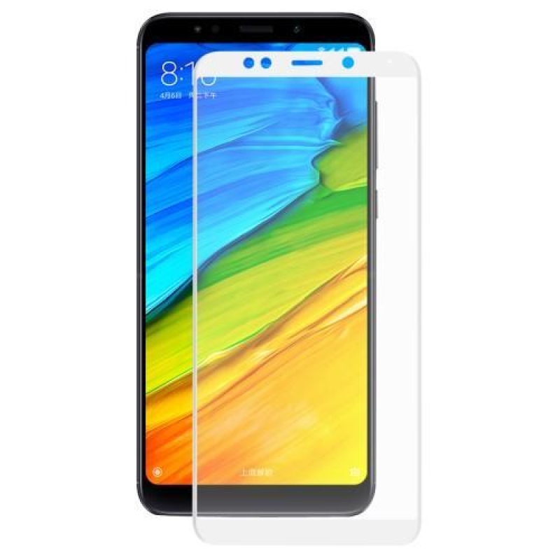 Carb 3D edzett védőüveg Xiaomi Redmi 5 - fehér szegéllyel