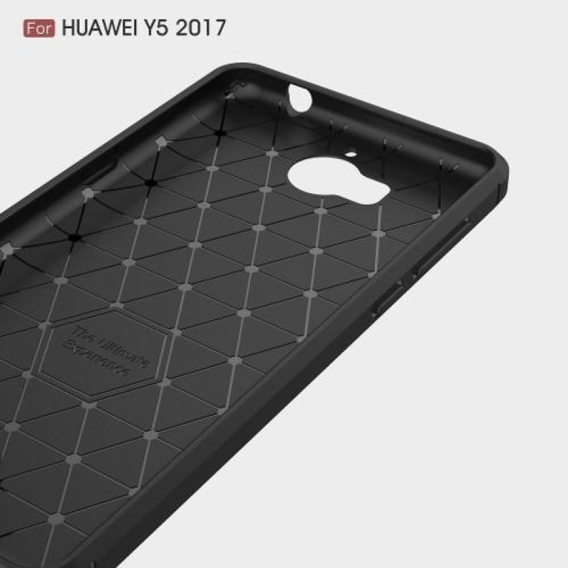 Carbo tartós borító Huawei Y6 (2017) - sötétkék