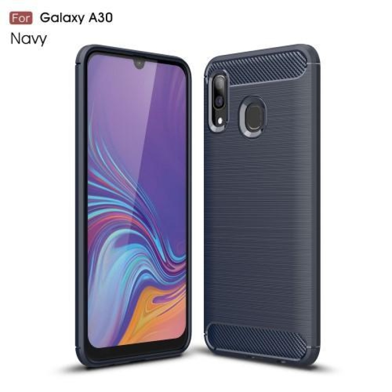 Széngél tok Samsung Galaxy A30 / A20 készülékhez - kék