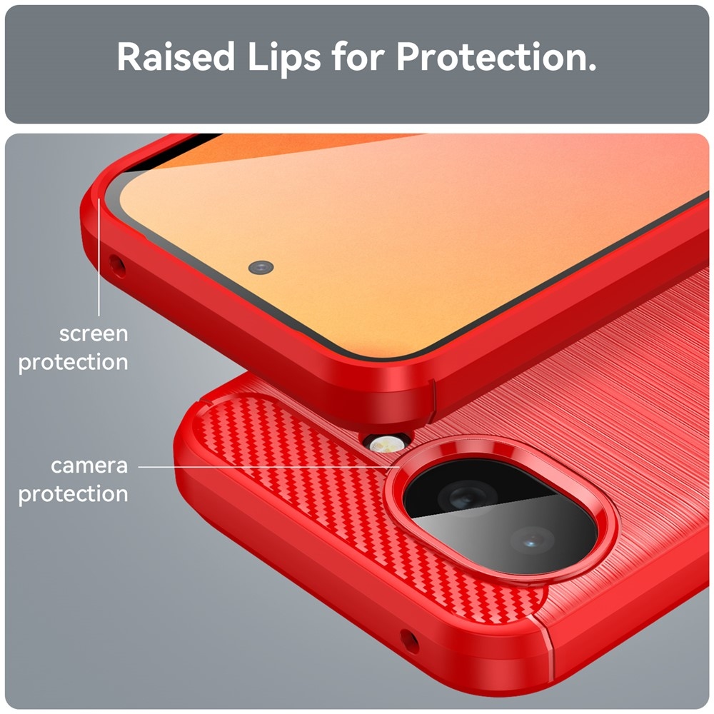 Szénálló zselés tok Google Pixel 10a - piros