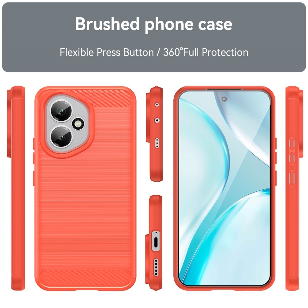 Szénálló zselés tok a Honor 400-hoz - piros