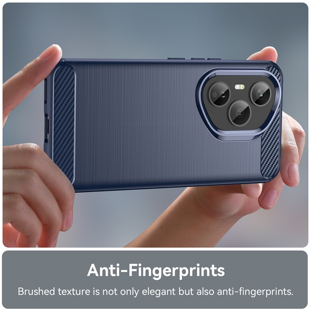 Szénálló zselés tok a Honor 400 Pro-hoz - kék