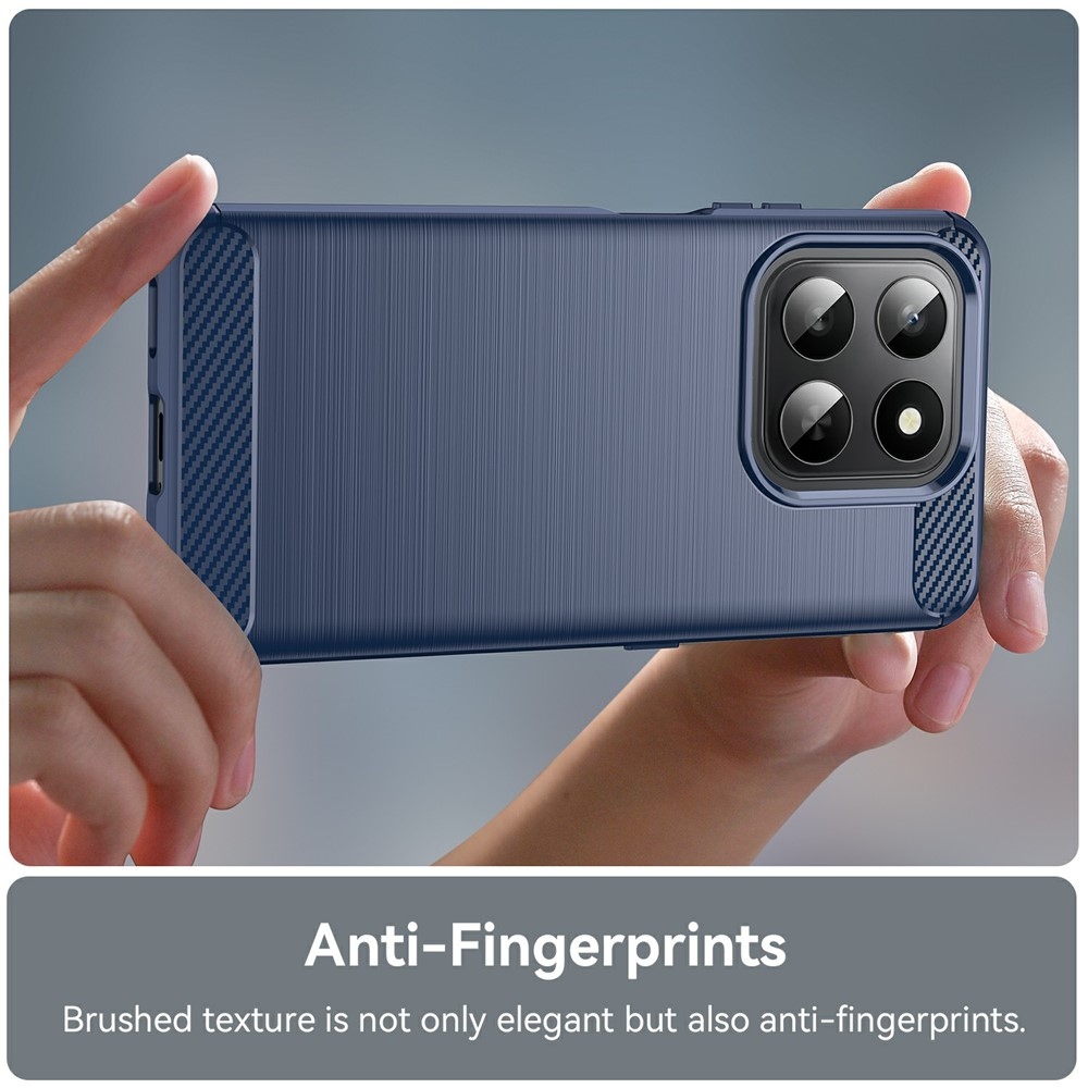 Szénálló zselés tok a Honor 400 Smart 5G/4G/Honor X7d készülékhez - kék