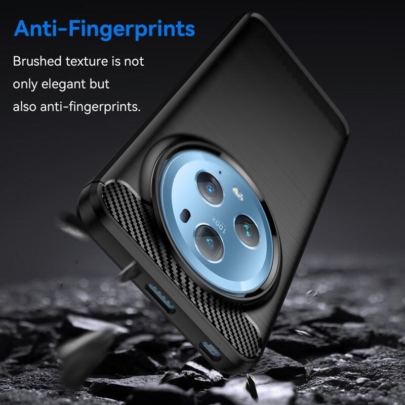 Szénálló zselés tok a Honor Magic 5 Pro 5G készülékhez - fekete