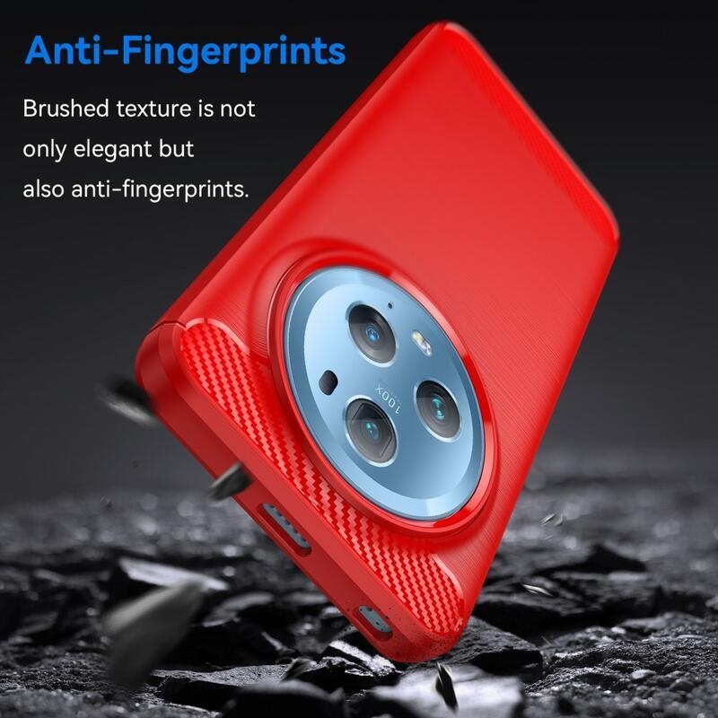 Szénálló zselés tok a Honor Magic 5 Pro 5G készülékhez - piros