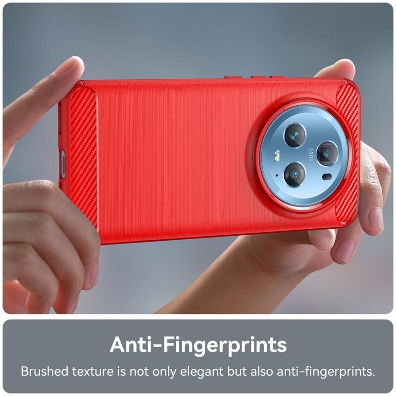 Szénálló zselés tok a Honor Magic 5 Pro 5G készülékhez - piros