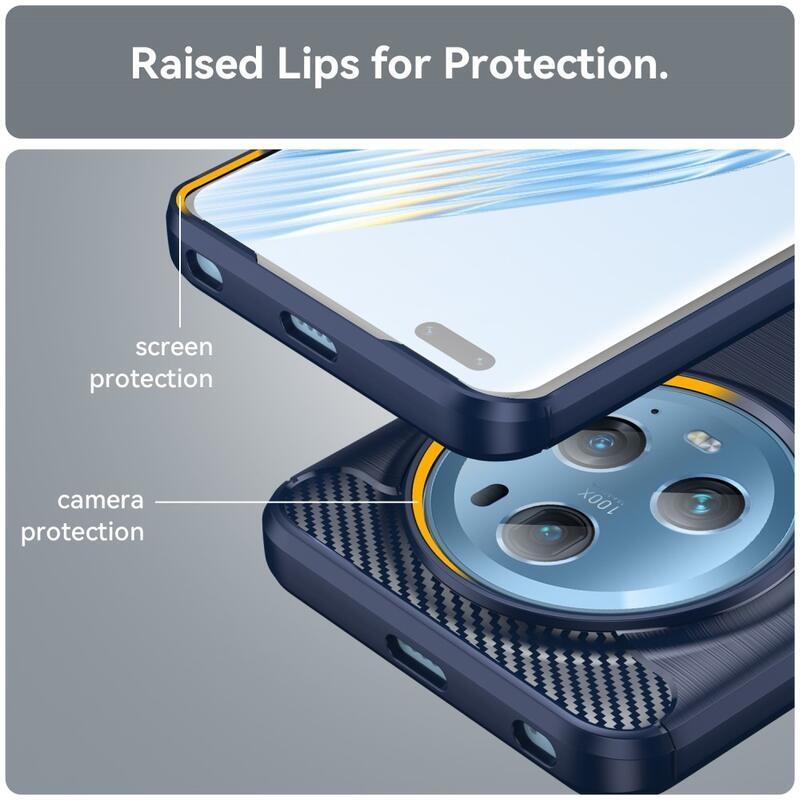 Szénálló gél tok a Honor Magic 5 Pro 5G készülékhez - kék