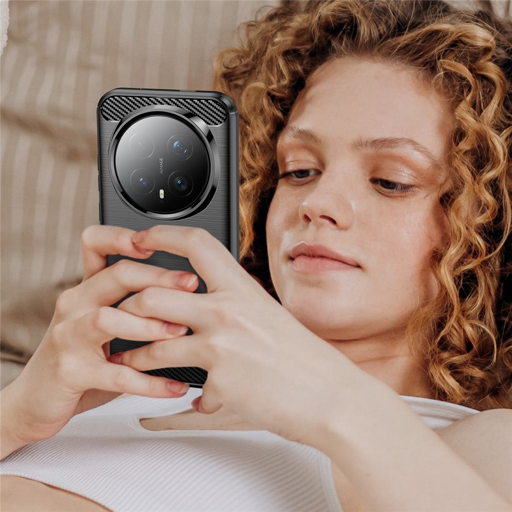 Szénálló zselés tok a Honor Magic 8 Pro 5G készülékhez - fekete