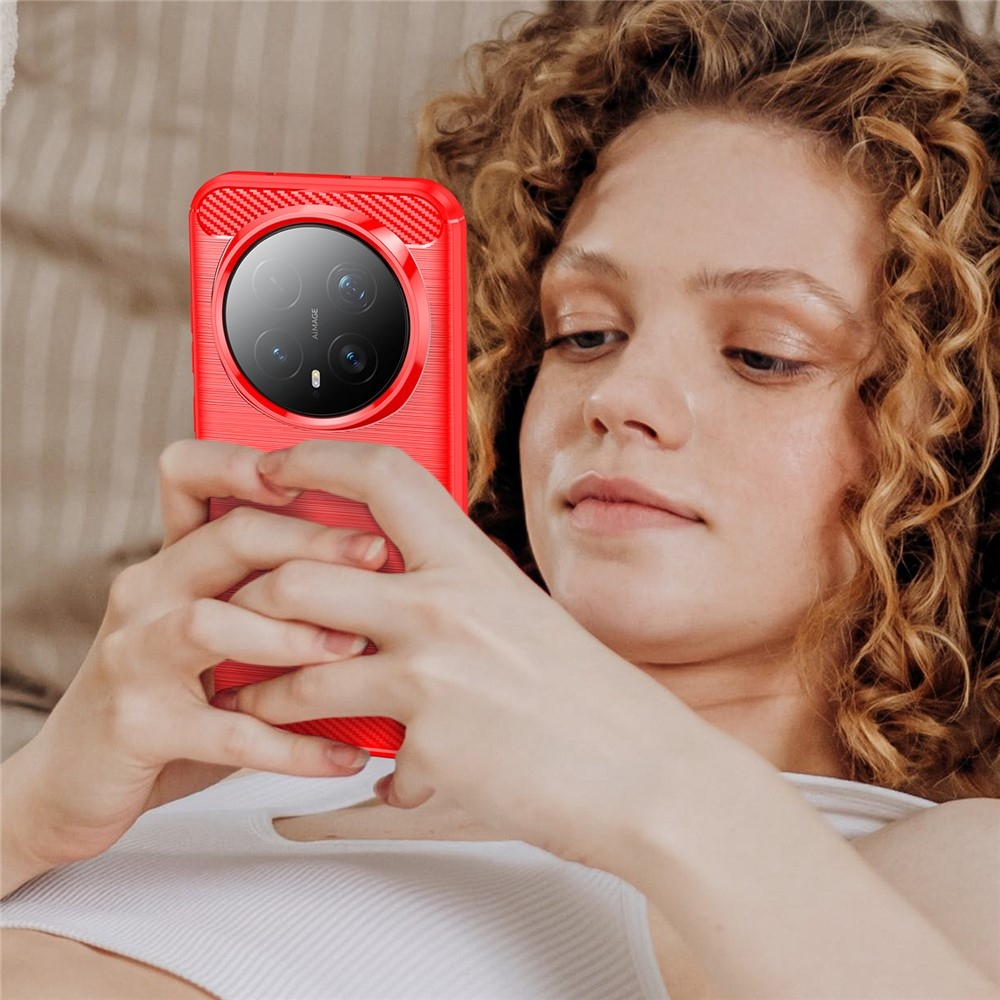 Szénálló zselés tok a Honor Magic 8 Pro 5G számára - piros